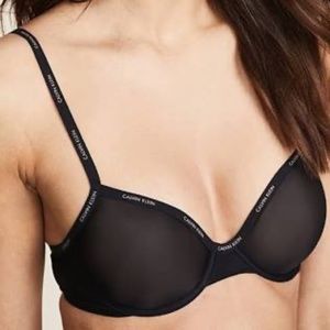 Calvin Klein Black Mesh Bralette